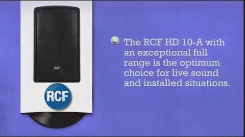 RCF HD 10-A - DJkit.com
